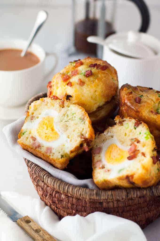 Bacon &amp; Egg Breakfast Muffins | RecipeTin Eats