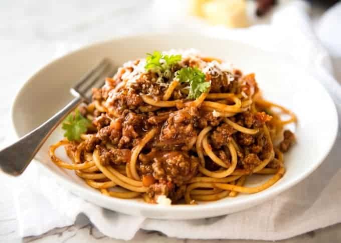 spaghetti bolognese ile ilgili görsel sonucu