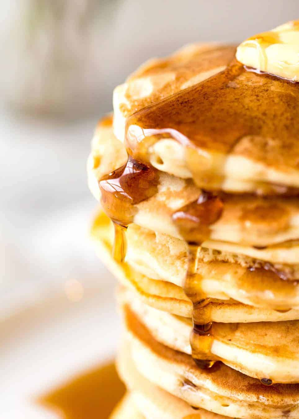Simple Fluffy Pancakes! RecipeTin Eats