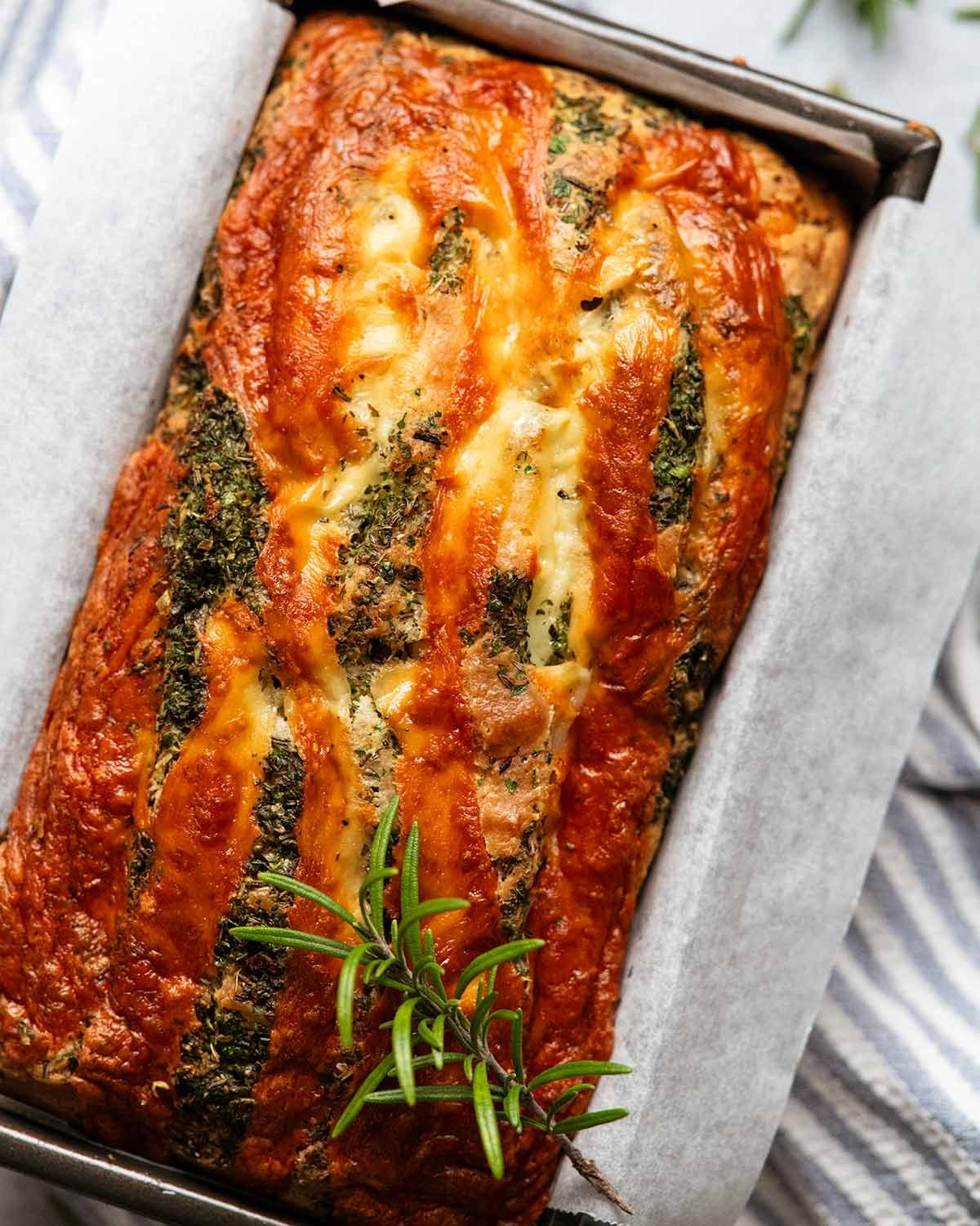 Cheese, Herb & Garlic Quick Bread (No Yeast) - RecipeTin Eats