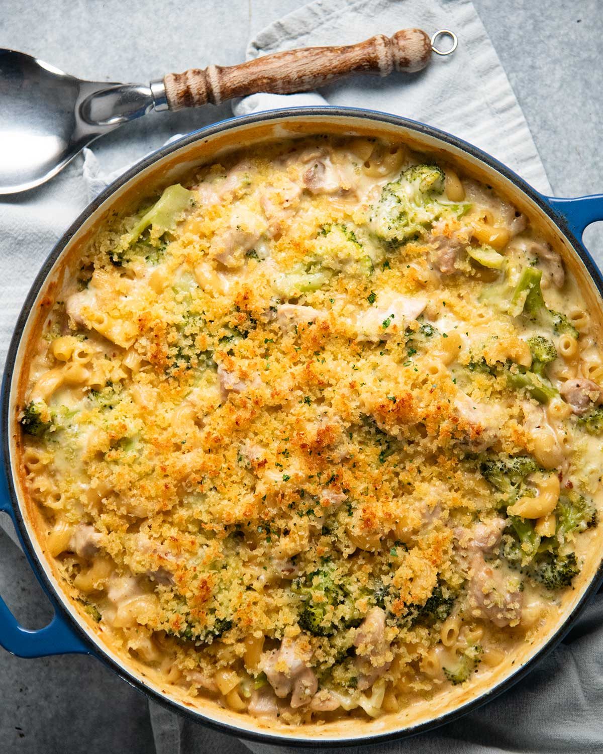 One Pot Chicken Broccoli Mac and Cheese