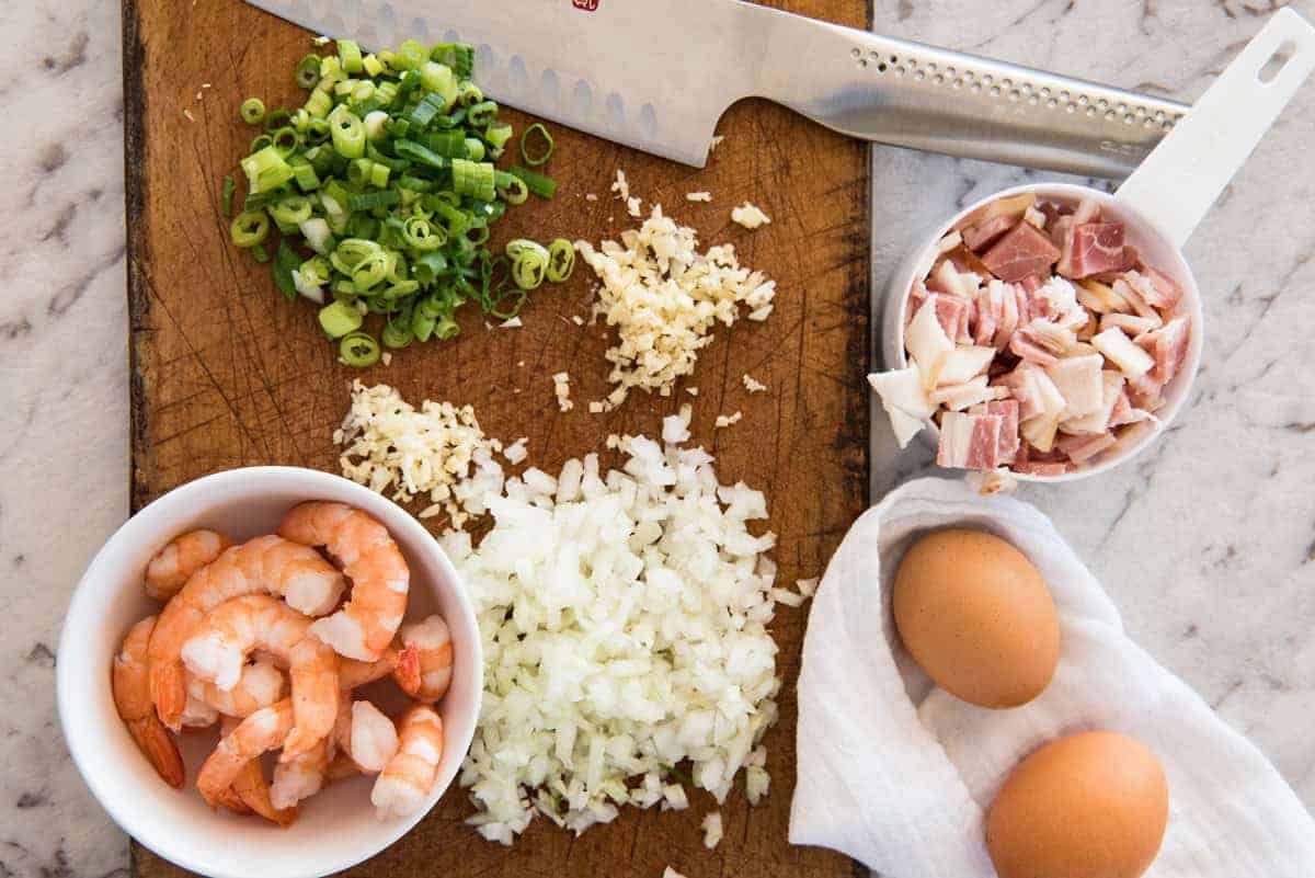 Chinese Fried Rice with Shrimp / Prawns - RecipeTin Eats