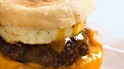 Homemade Sausage and Egg McMuffin