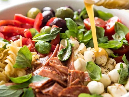 Italian Pasta Salad with Homemade Italian Dressing