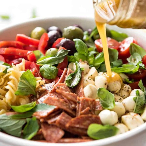 Italian Pasta Salad with Homemade Italian Dressing