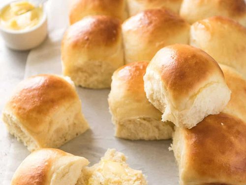 SOFT NO KNEAD Dinner Rolls