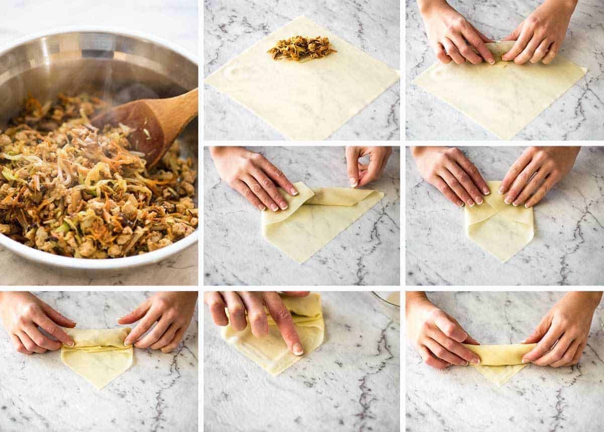 Separating Spring Roll Example Spring Rolls! - RecipeTin Eats