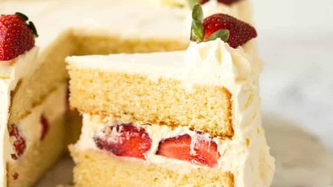 Butter Cake (Vanilla Sponge Cak)