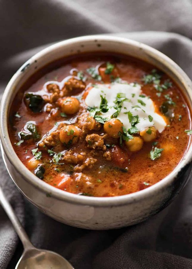 halal lamb root vegetable soup barley rosemary one pot winter hearty filling dinner