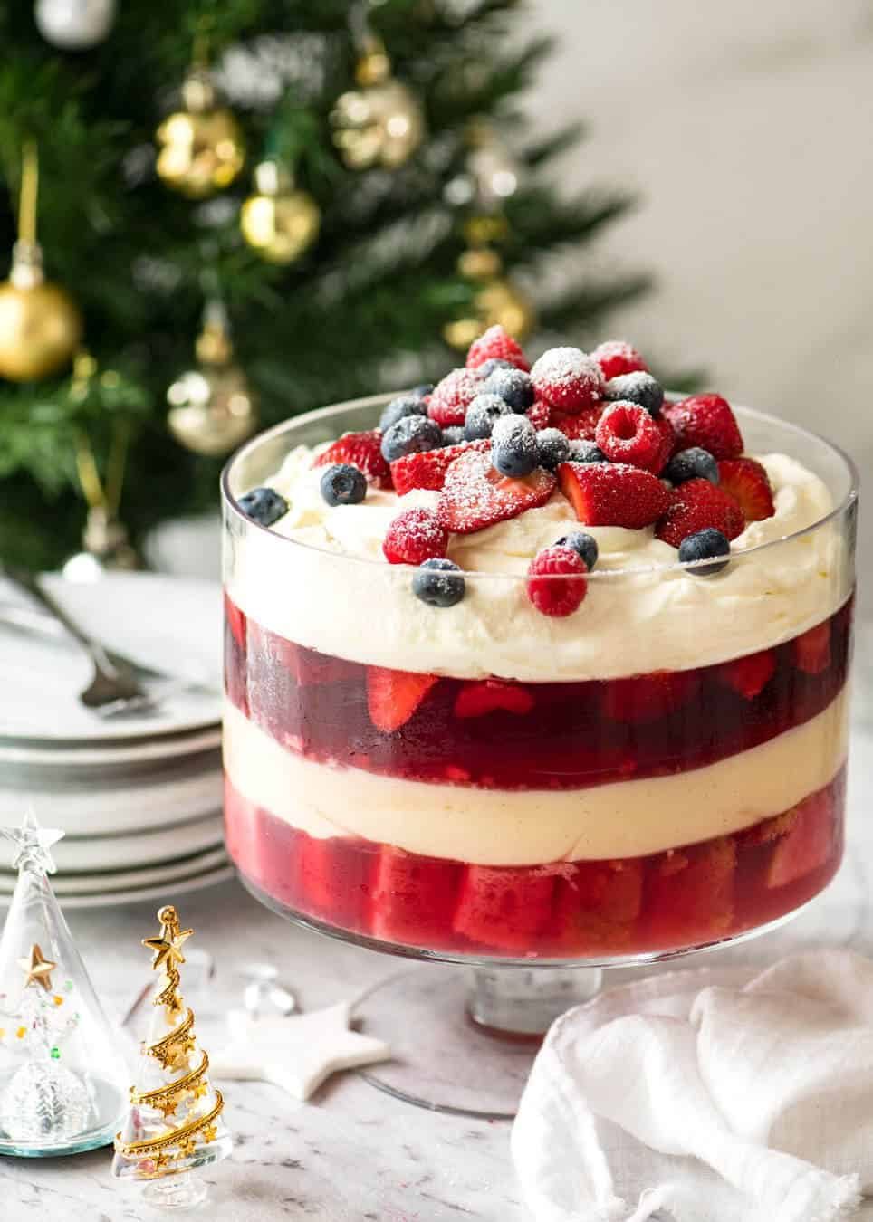 Christmas Trifle for Christmas Dessert