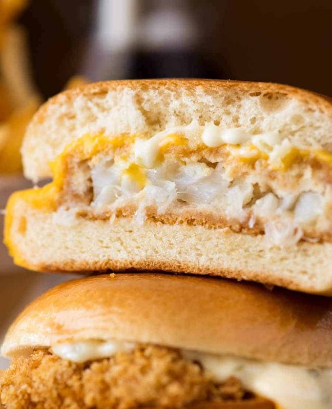 Filet O Fish Stack Homemade Filet-O-Fish (BAKED!!) - RecipeTin Eats