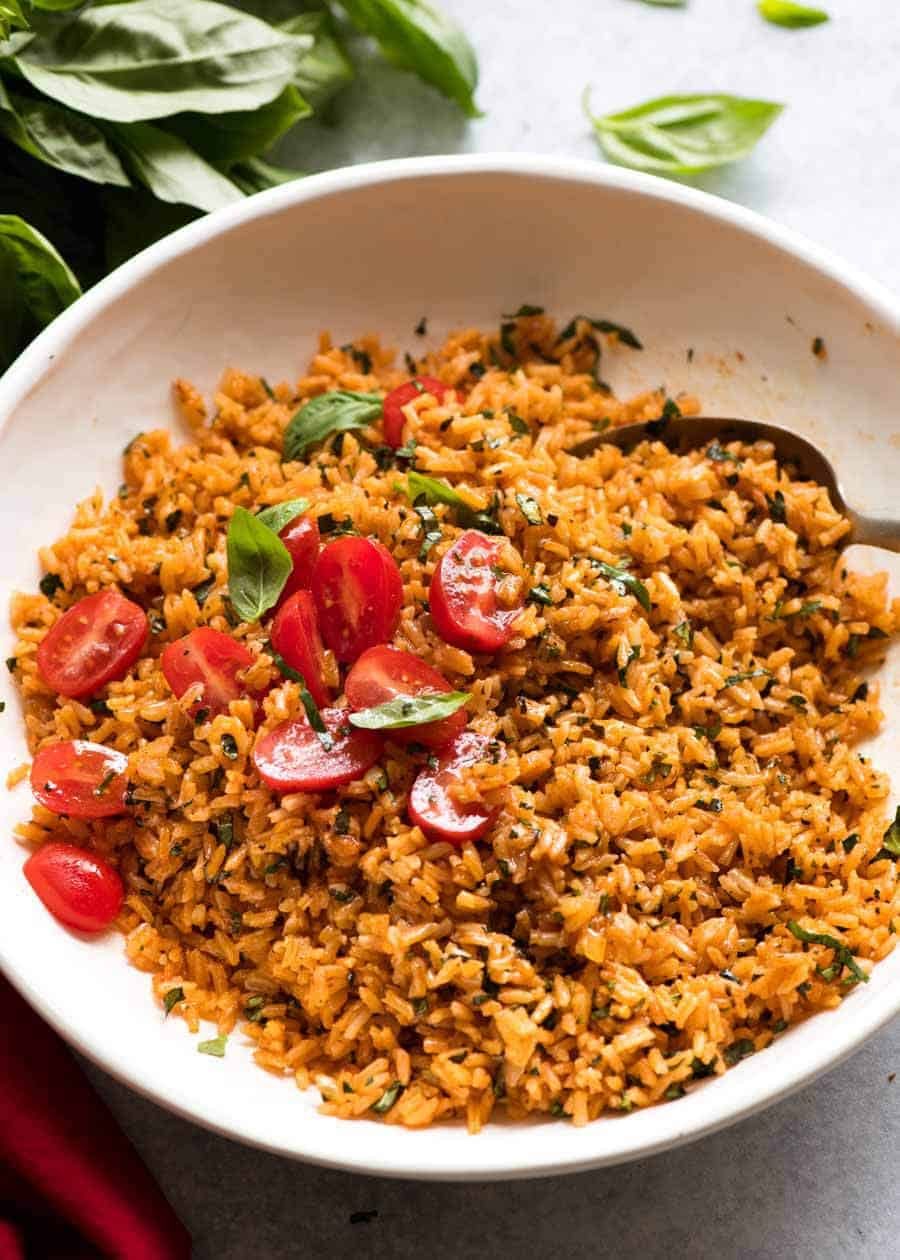 Tomato Basil Rice - RecipeTin Eats