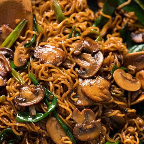 Beef Ramen with Mushroom Medley