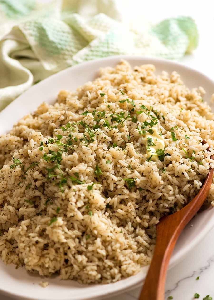 Everything Seasoning Rice Buttery Seasoned Rice - super economical, super tasty! - RecipeTin Eats
