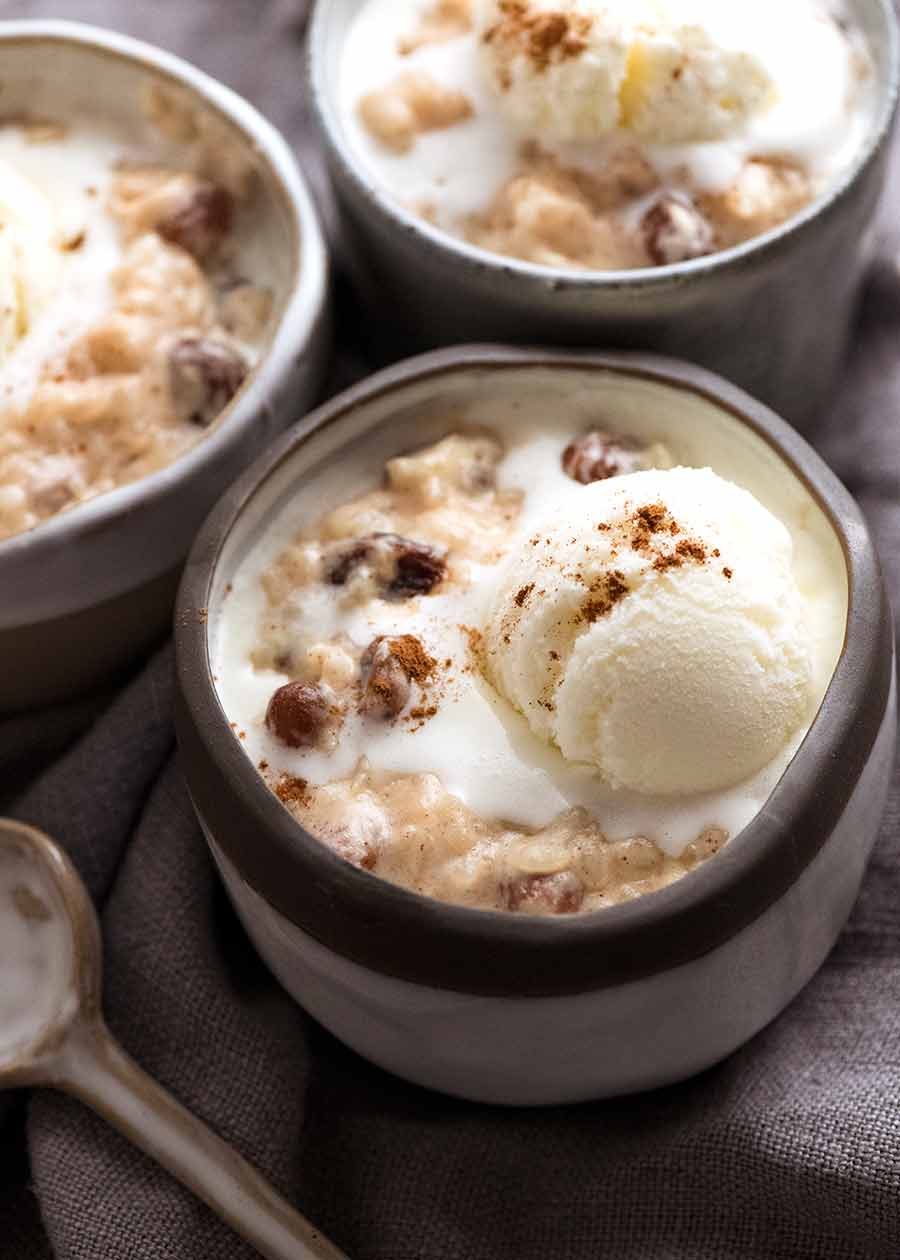 Heavenly Creamy Cinnamon Rice Pudding - RecipeTin Eats