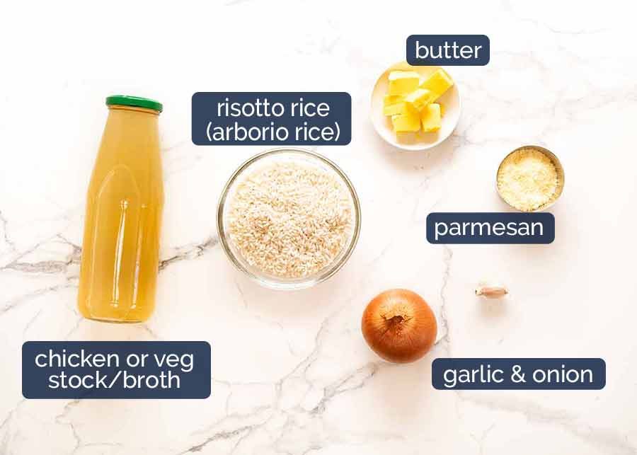 Ingredients In Risotto No-Stir Creamy Lemon & Herb Baked Risotto - RecipeTin Eats
