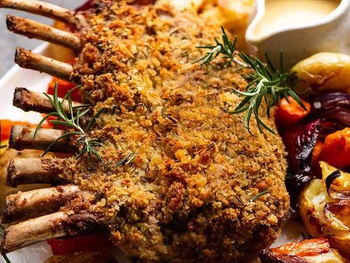 Rosemary Crumbed Rack of Lamb