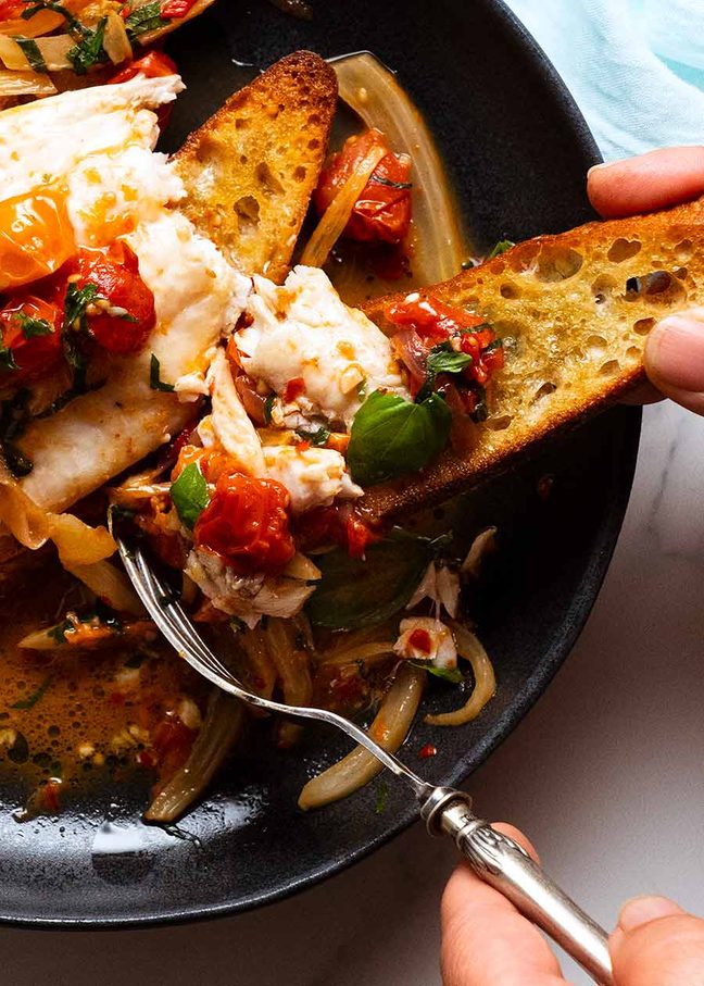 Italian Poached Fish Acqua Pazza - Italian Poached Fish - RecipeTin Eats