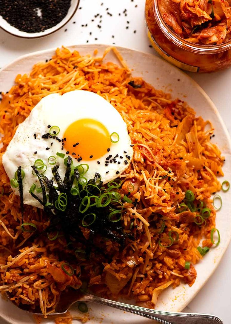 Kimchi Fried Rice - RecipeTin Eats
