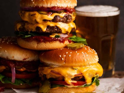 Cheeseburgers (double or single)