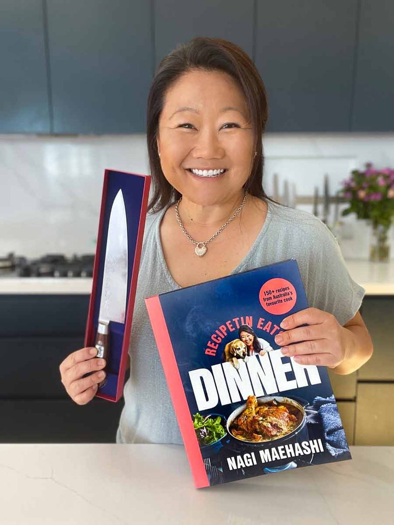 Giveaway! Signed book + handcrafted Japanese knife - RecipeTin Eats