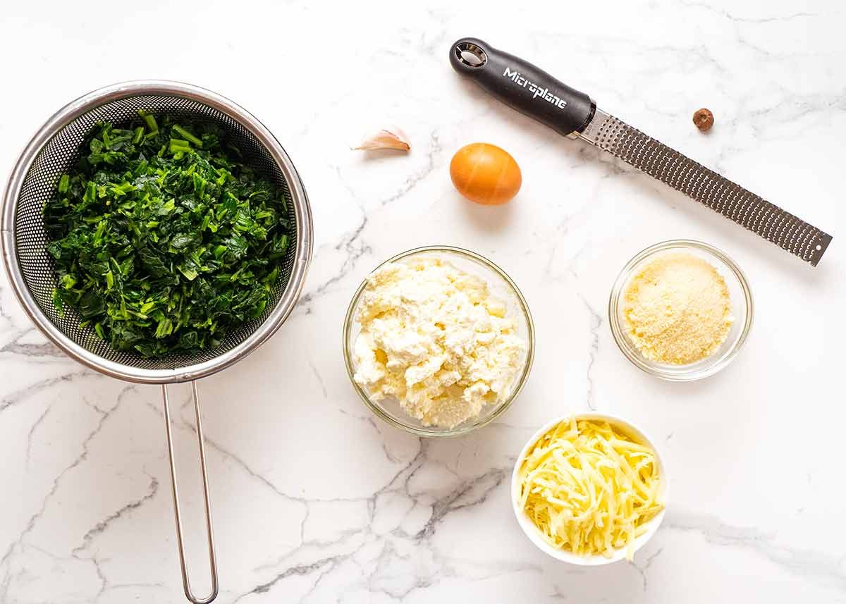Stuffed Rotolo Spinach ricotta stuffed shells - RecipeTin Eats