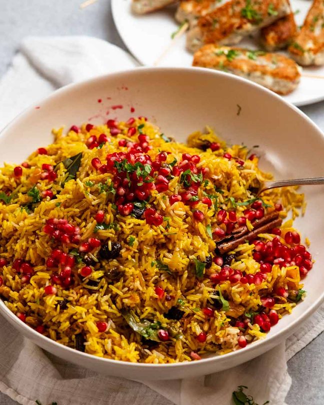 Jewelled rice pilaf - for Easter! - RecipeTin Eats