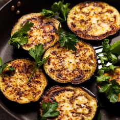Almost no-oil Pan Fried Eggplant - RecipeTin Eats