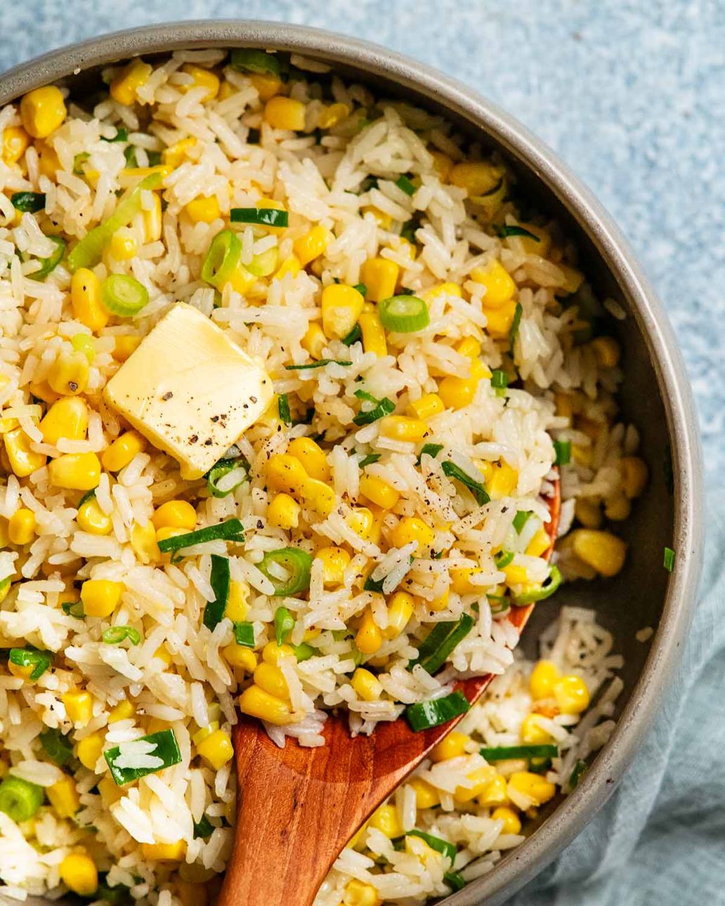 Hot buttered corn rice - RecipeTin Eats