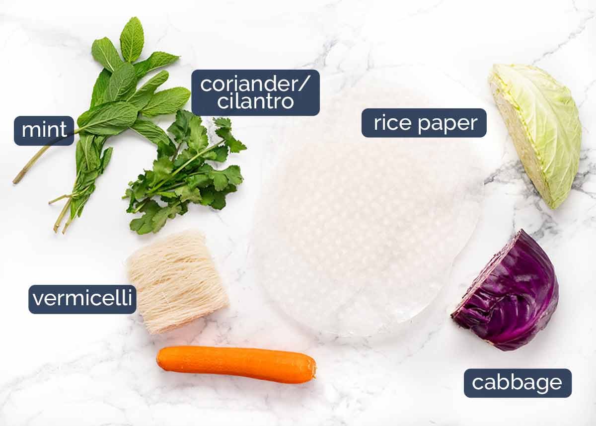Lemongrass Chicken Rice Paper Rolls - RecipeTin Eats