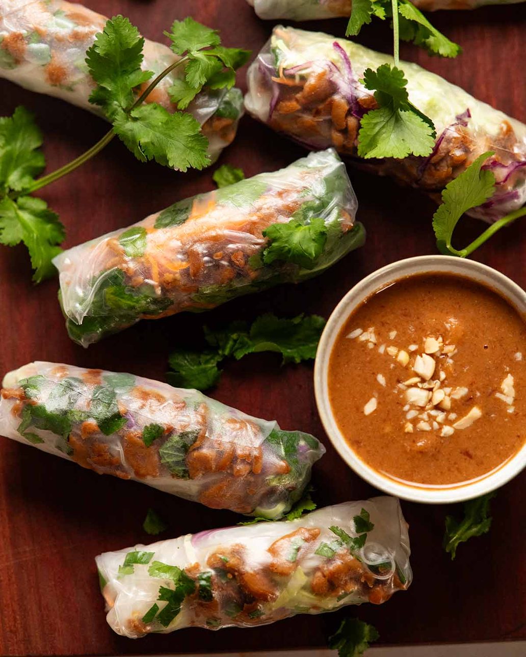 Lemongrass Chicken Rice Paper Rolls - RecipeTin Eats