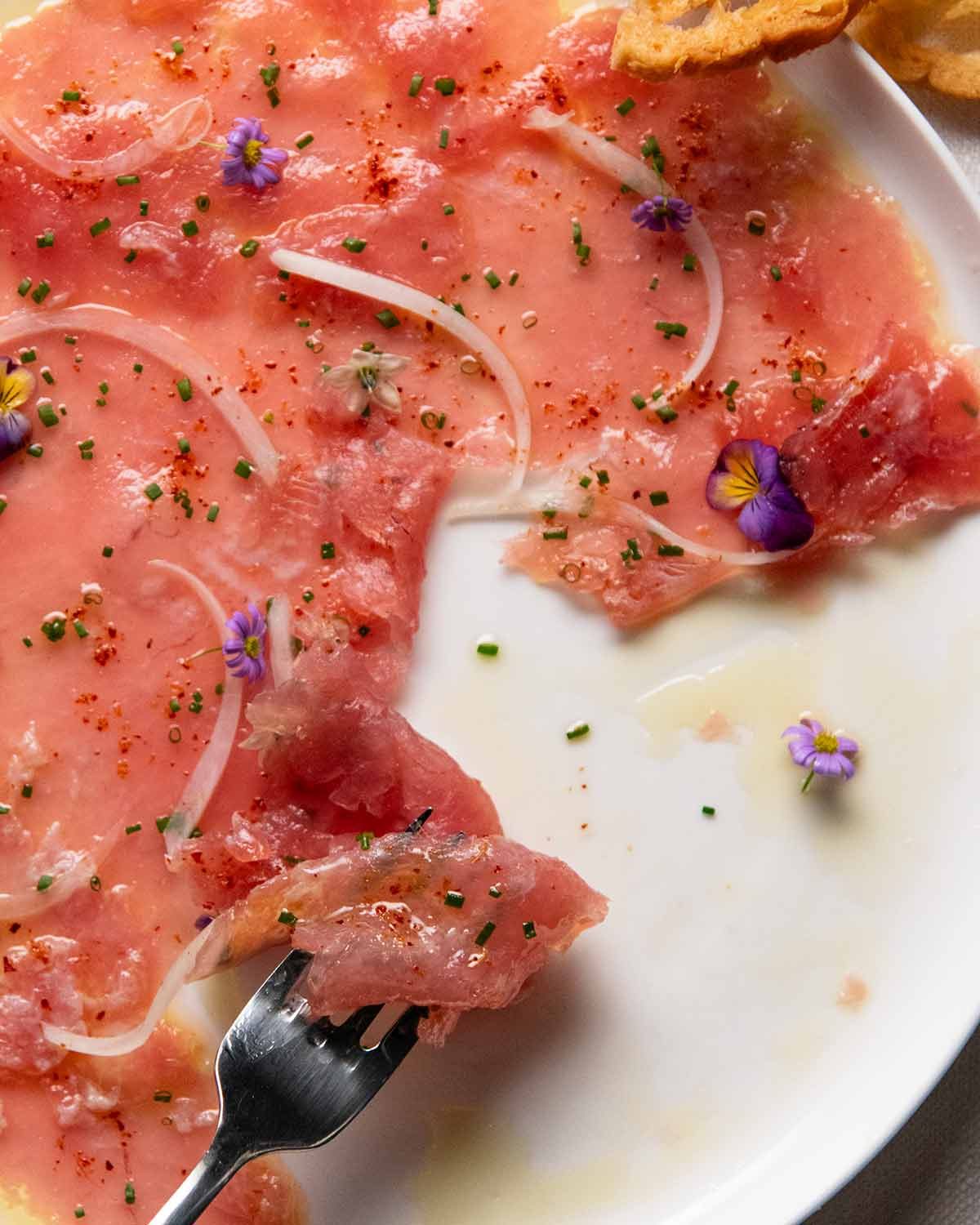 Tuna Carpaccio