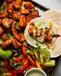 Baked Salmon Fajitas