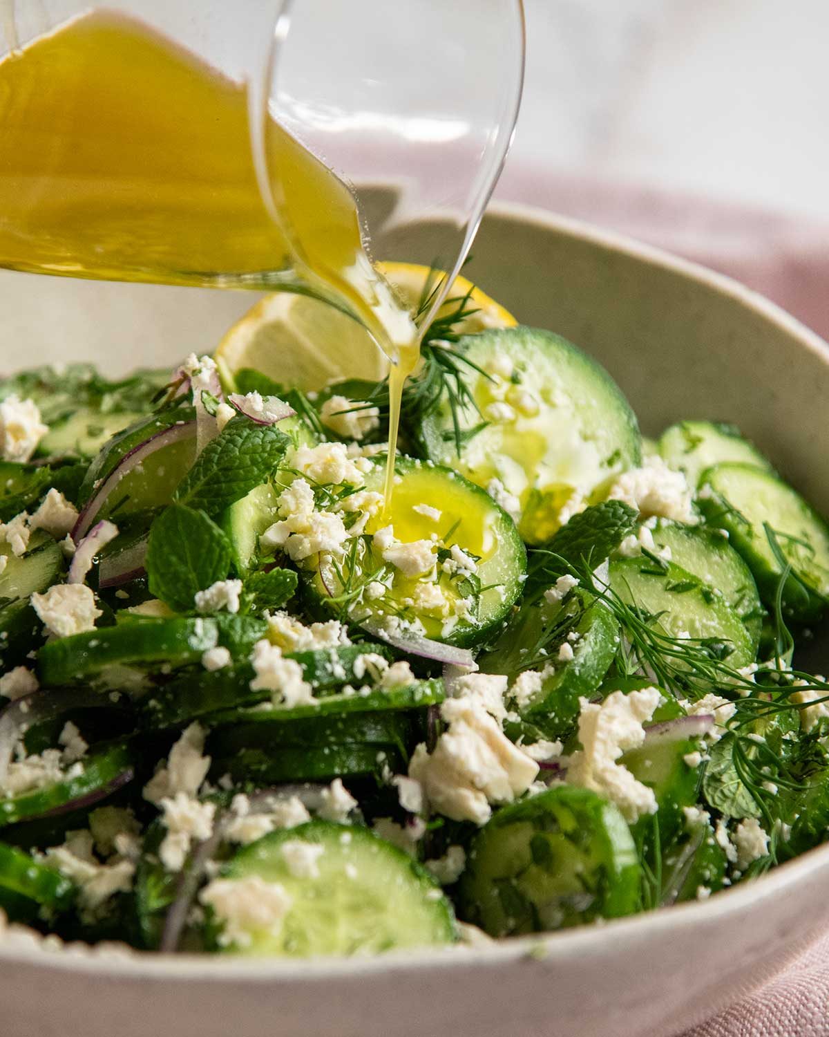 Mediterranean Cucumber Salad