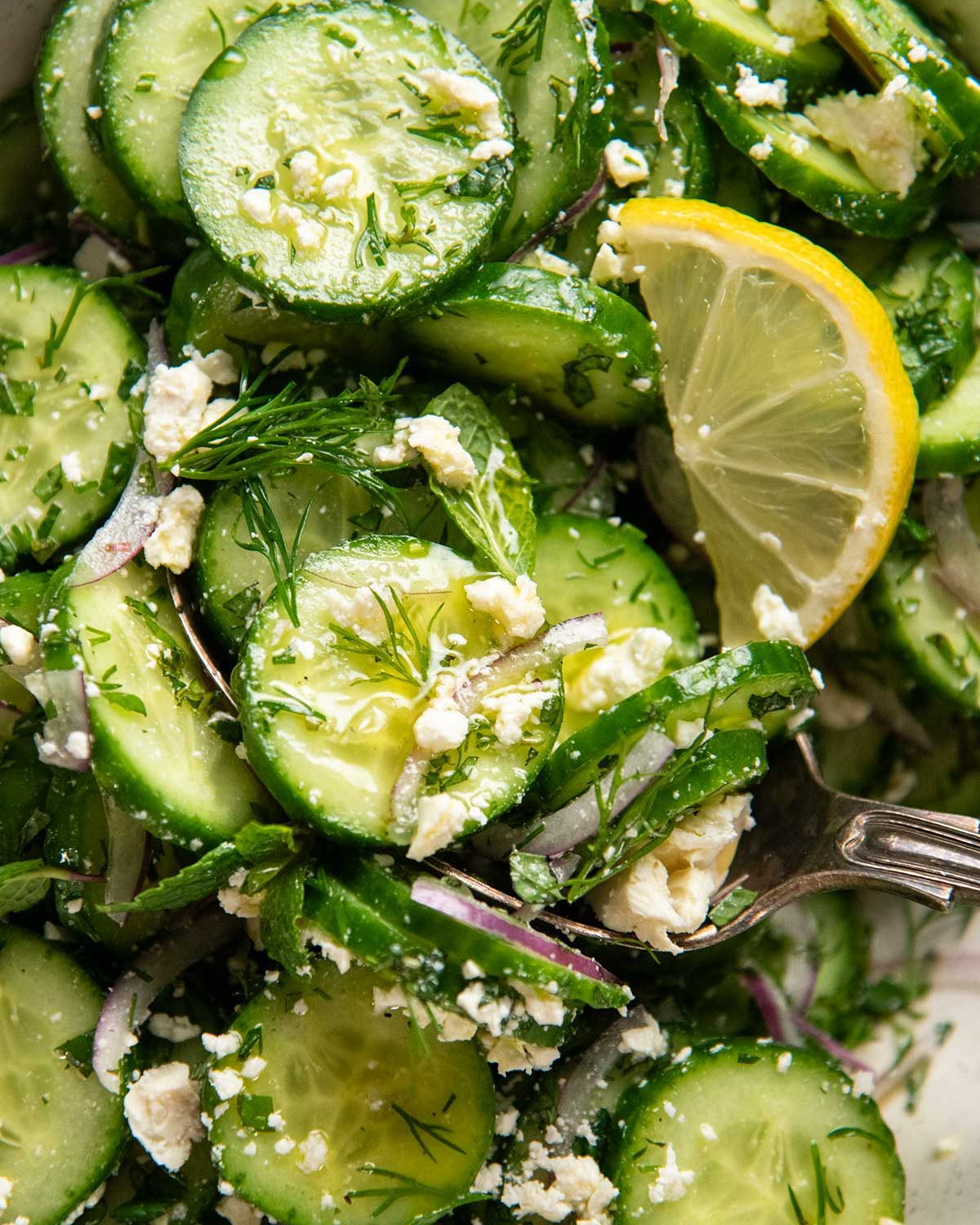 Mediterranean Cucumber Salad