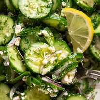Mediterranean Cucumber Salad