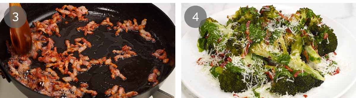 Broccoli Wedge Salad - Steps