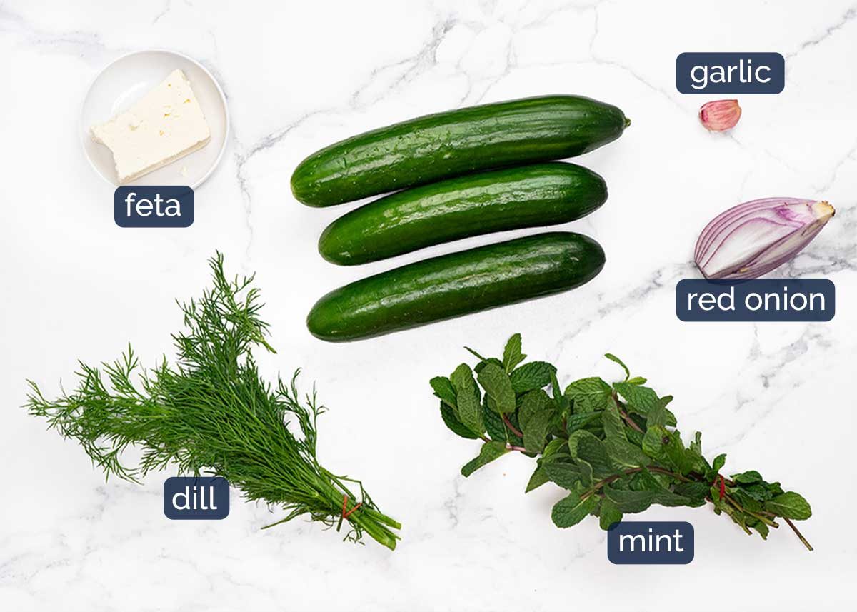 Mediterranean Cucumber Salad