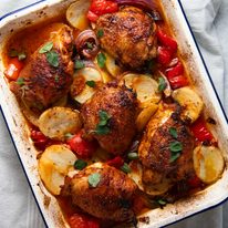 Portuguese Chicken and Potatoes