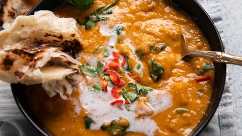 Easy Thai Red Lentil Soup