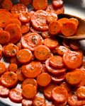 French Glazed Carrots - Carottes Vichy