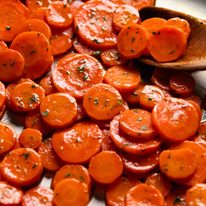 French Glazed Carrots - Carottes Vichy