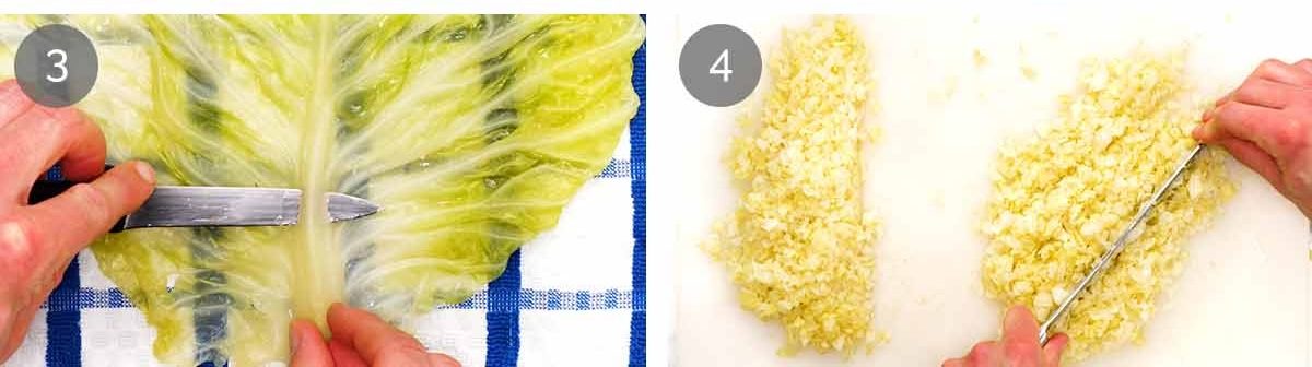 Cabbage Rolls - steps