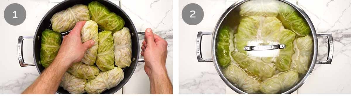 Cabbage Rolls - steps