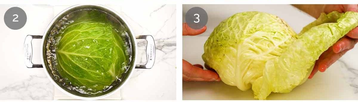 Cabbage Rolls - steps
