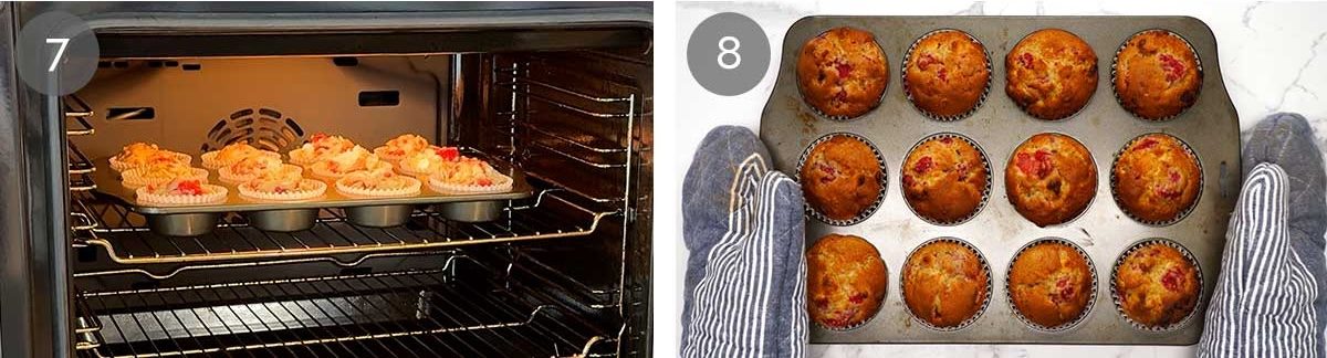 How to make White Chocolate Raspberry Muffins
