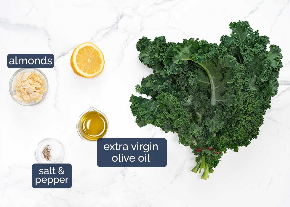 Everyday Kale Salad ingredients