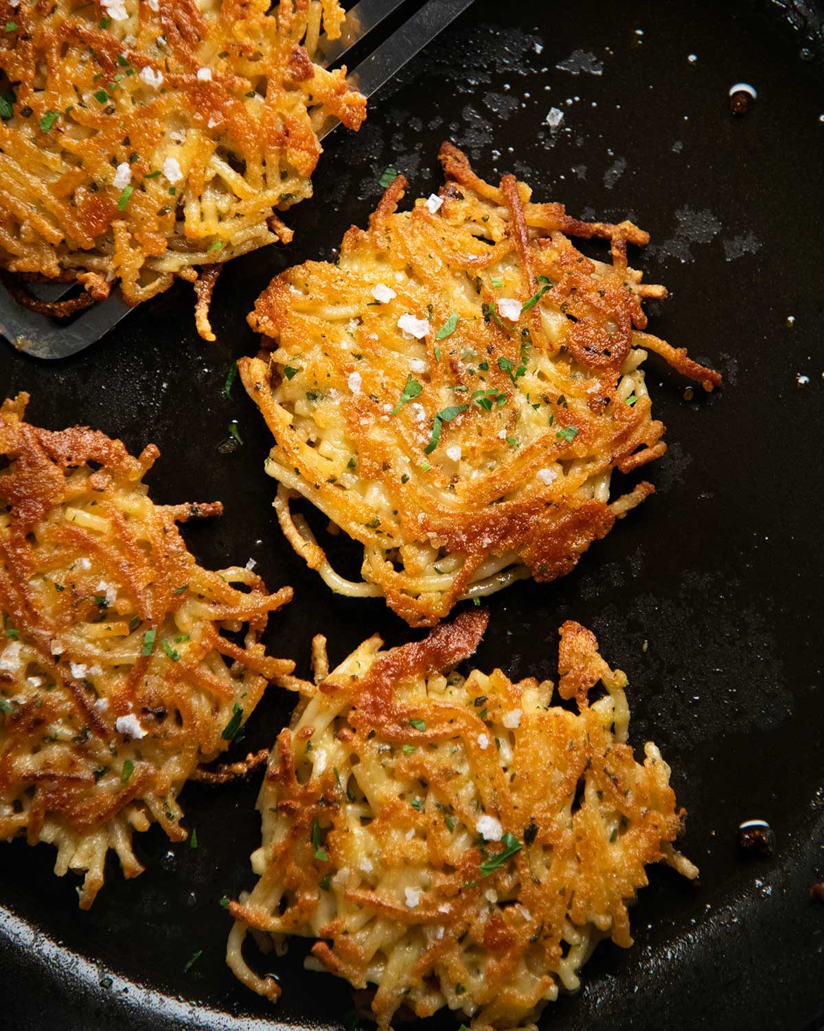 Spaghetti Fritters