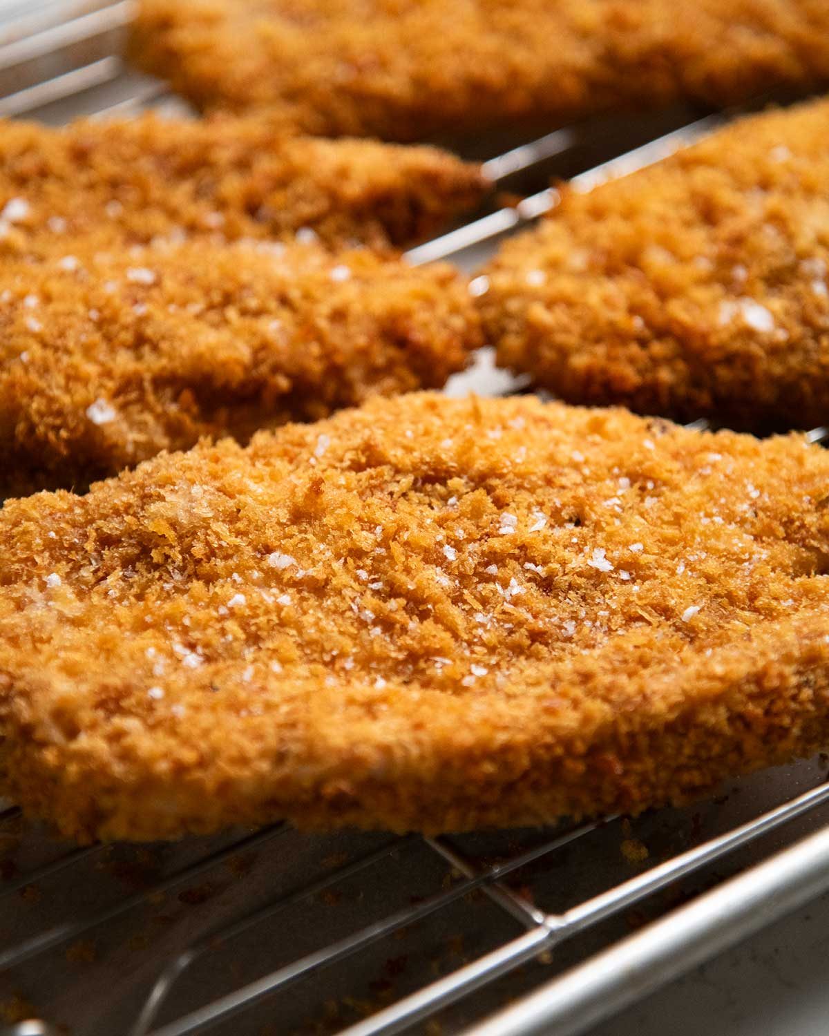 Oven Baked Chicken Schnitzel
