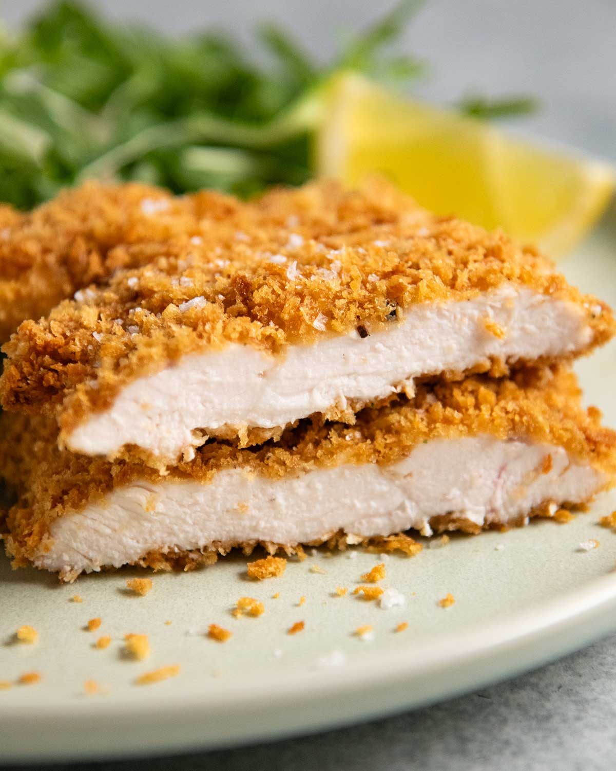 Oven Baked Chicken Schnitzel